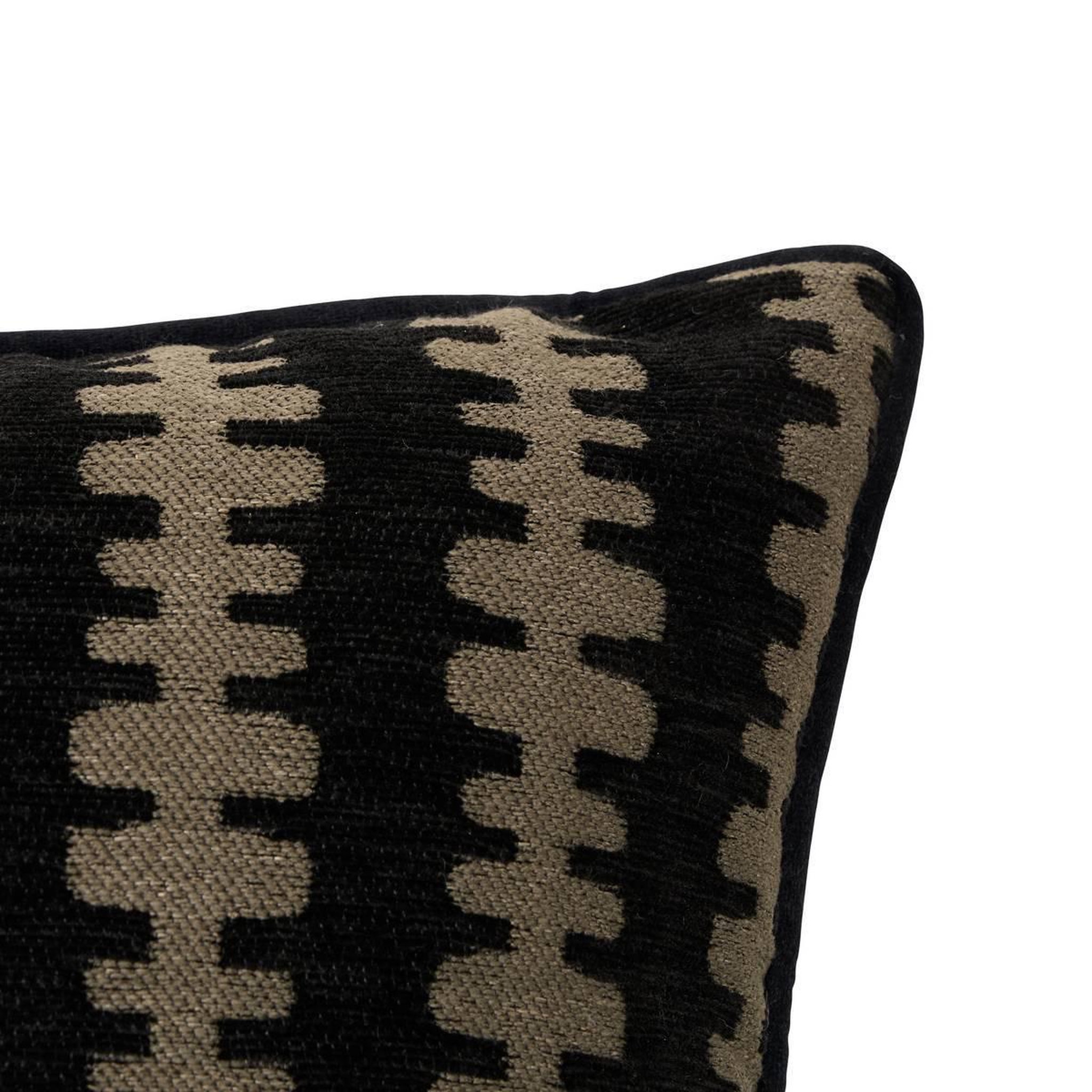 Voir la diapositive 2 : ATMOSPHERA Coussin déco chenille  nyero  38x58cm kaki