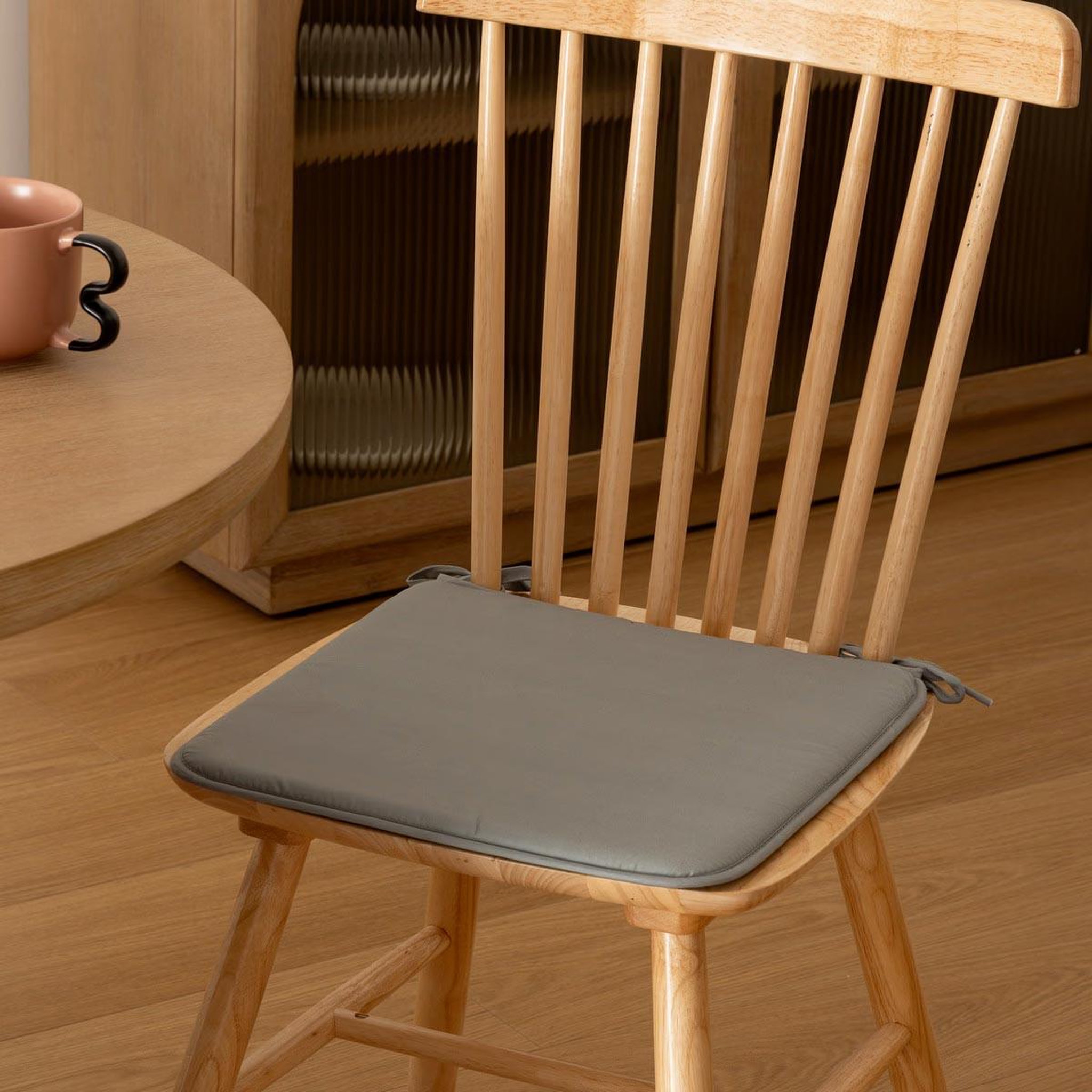 Voir la diapositive 3 : ATMOSPHERA Galette de Chaise  Micro  39x39cm Vert Céladon