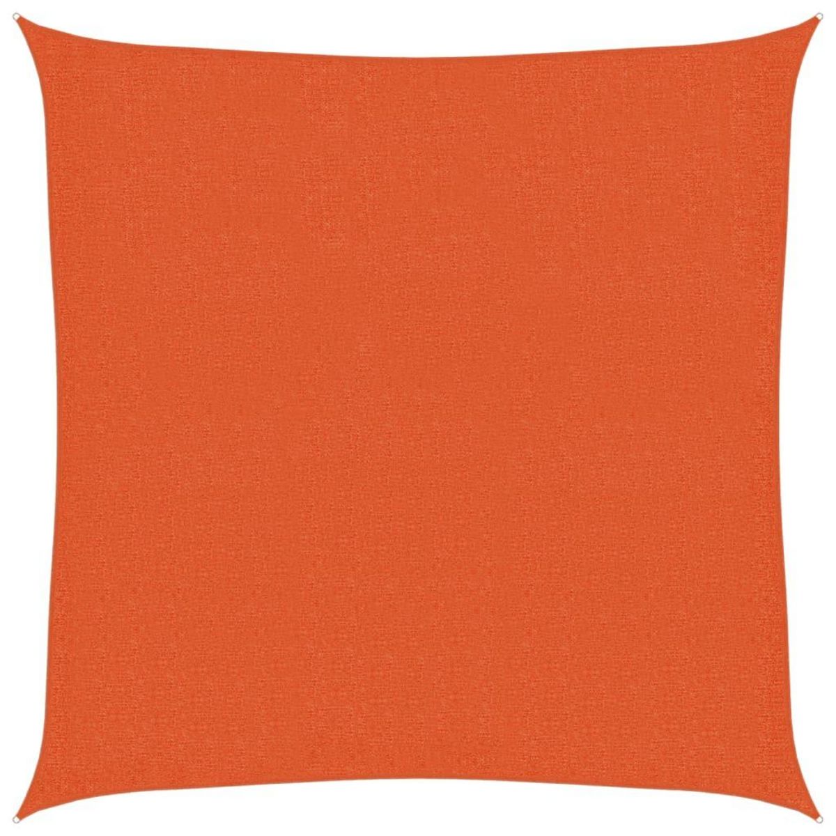 VIDAXL Voile d'ombrage 160 g/m^2 Orange 2,5x2,5 m PEHD