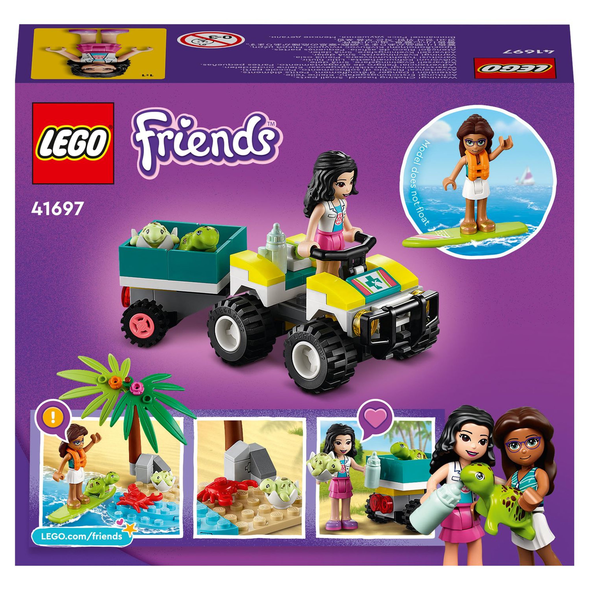 Voir la diapositive 8 : LEGO Friends 41697 - Véhicule de protection des tortues