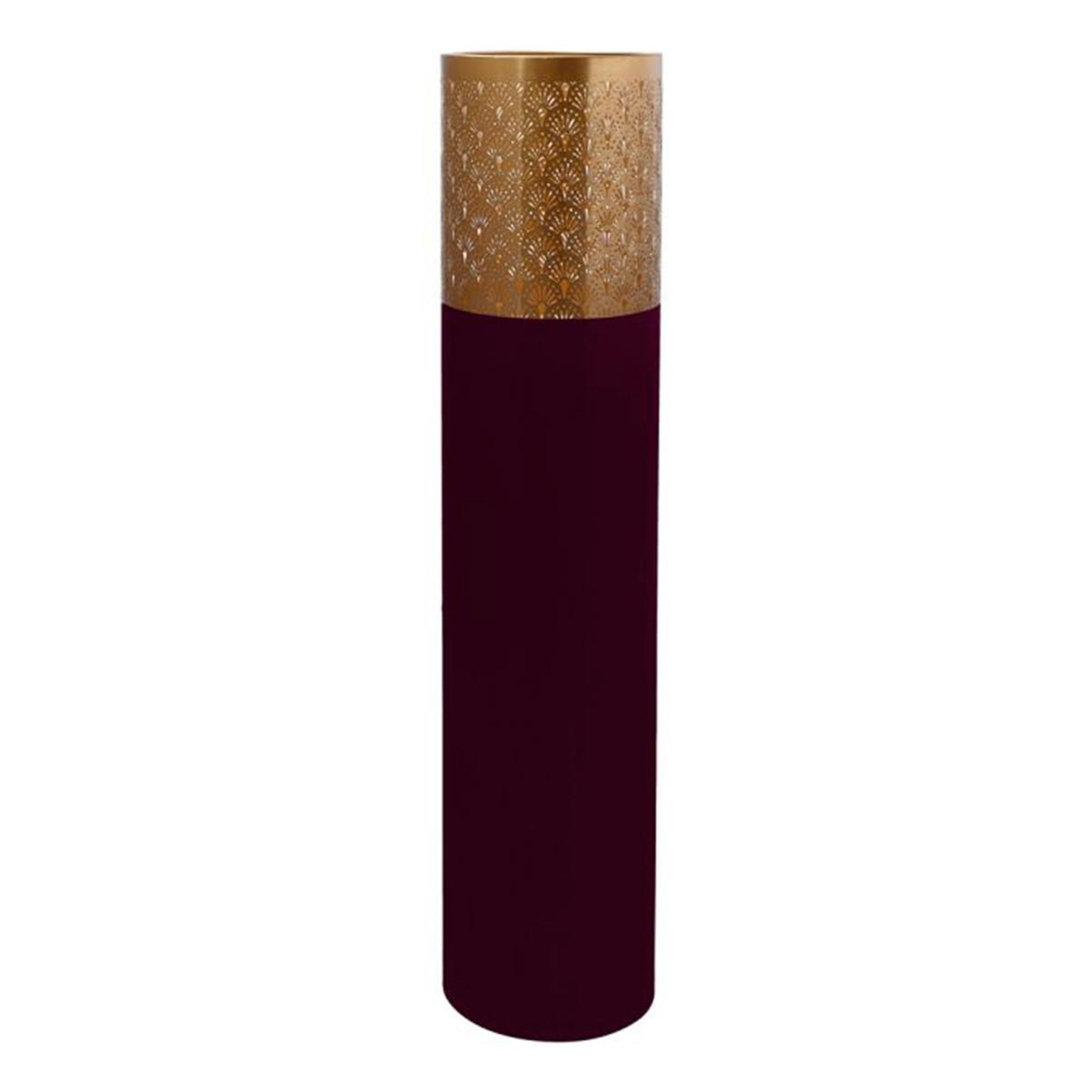 Paris Prix Vase rond design  decoa  121cm violet & or