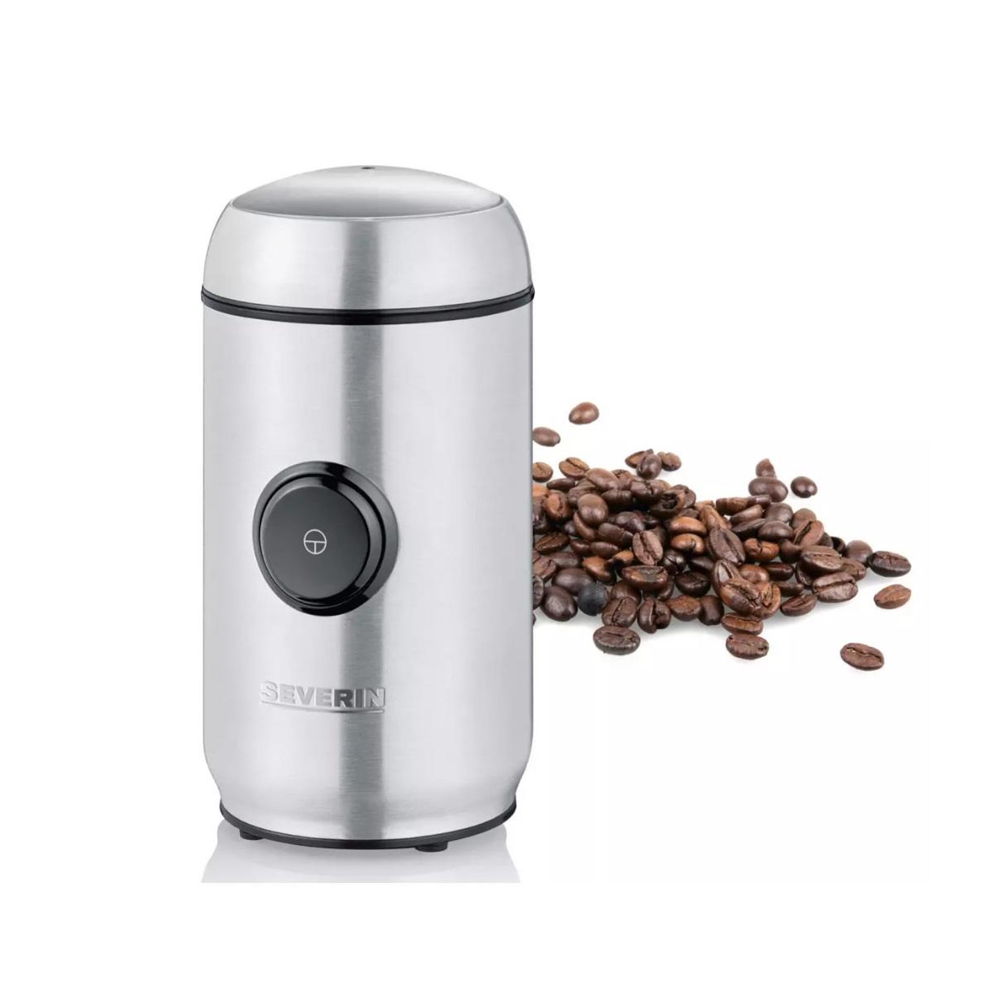 Voir la diapositive 2 : SEVERIN Moulin à café électrique 150w inox - km3879