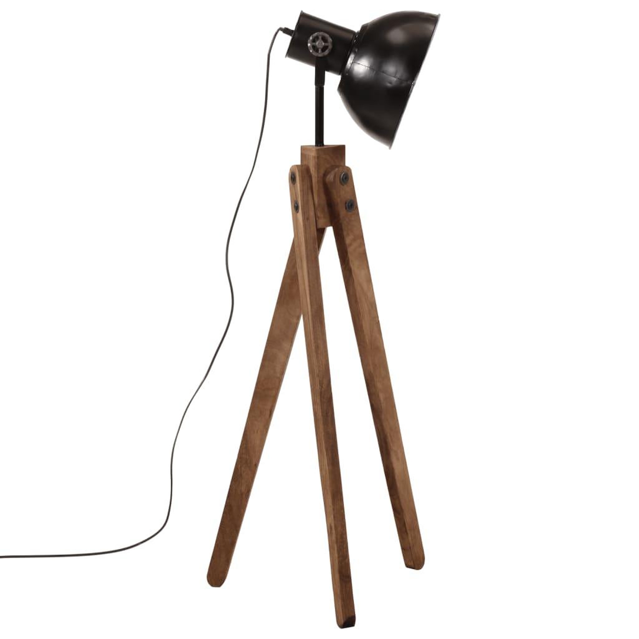 Voir la diapositive 4 : VIDAXL Lampadaire 25 W noir 45x45x120 cm E27