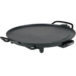 TRISTAR Plancha électrique Tristar 40 cm aluminium noire