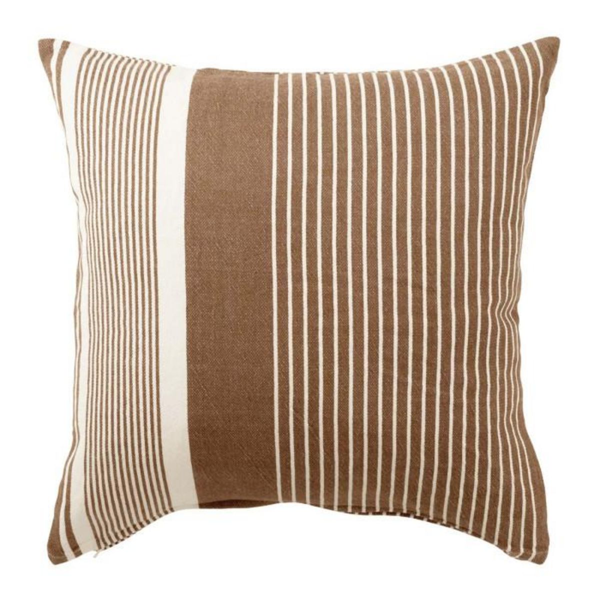 Paris Prix Coussin Déco Rayures  Mik  50x50cm Marron