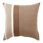 Paris Prix Coussin Déco Rayures  Mik  50x50cm Marron