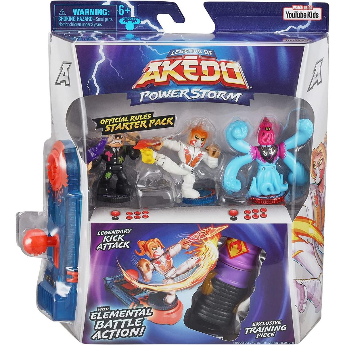 MOOSE TOYS Pack Starter Powerstorm Kick Attack - Akedo