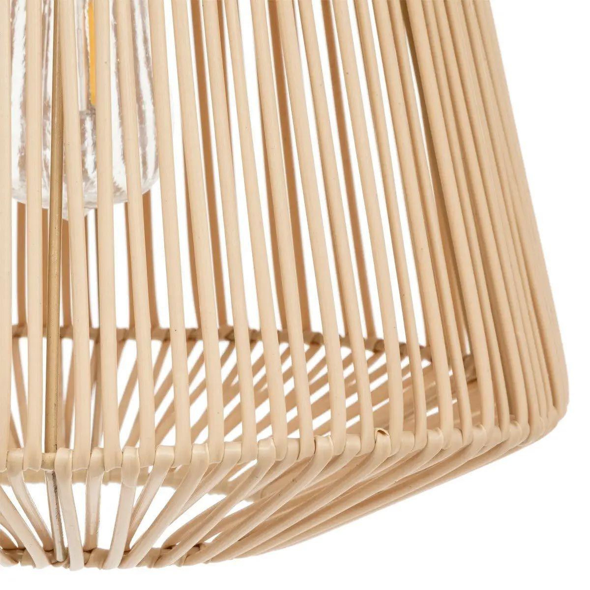 Voir la diapositive 2 : ATMOSPHERA Lampe suspension solaire  jily  28cm beige