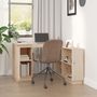 Voir la diapositive 3 : VIDAXL Bureau 110x50x75 cm Bois massif de pin