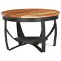 Voir la diapositive 1 : VIDAXL Table basse Ø68x43 cm Bois d'acacia solide