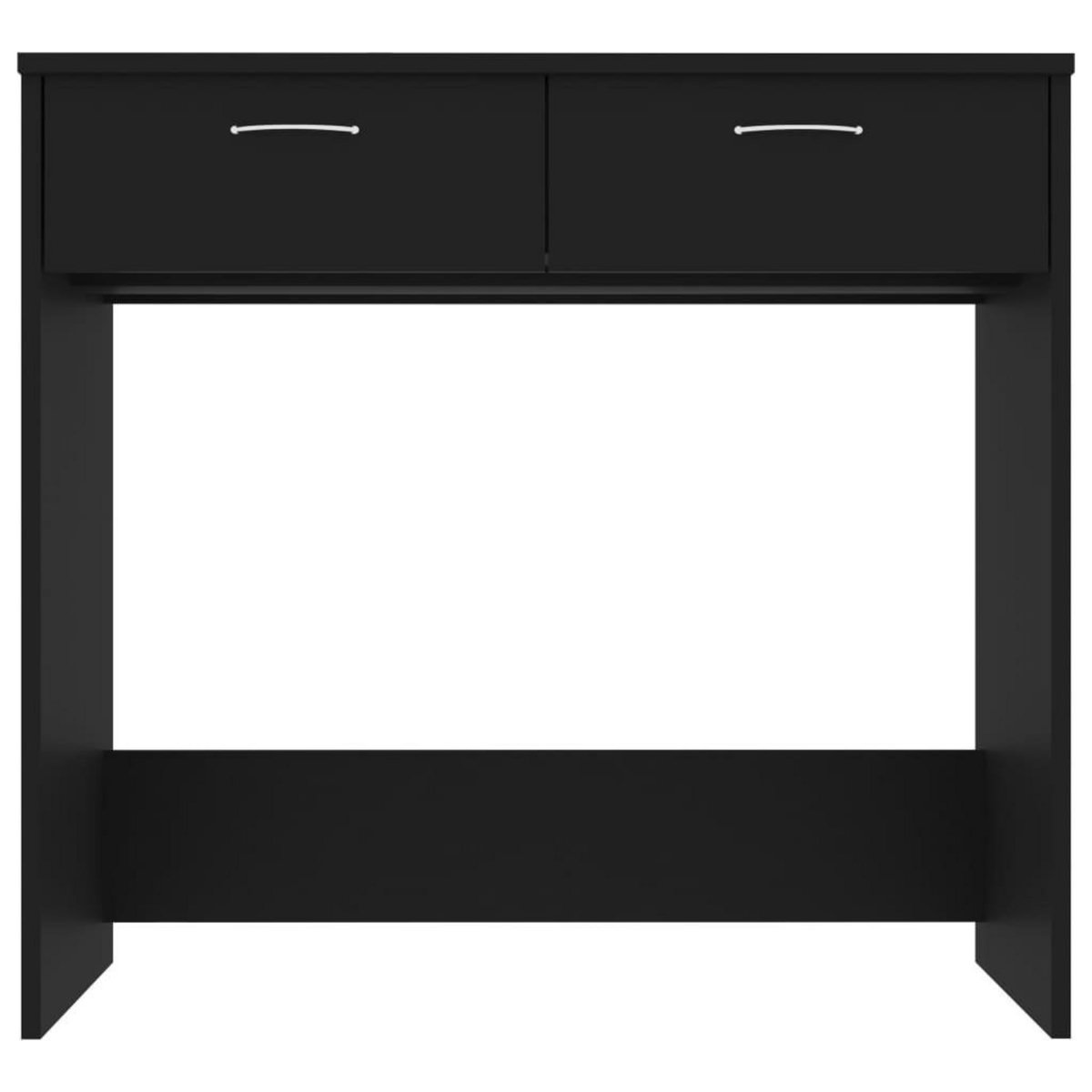 VIDAXL Bureau Noir 80x40x75 cm Agglomere