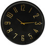 Voir la diapositive 3 : The Home Deco Factory Table d'appoint avec horloge - Diam. 50 cm x H. 43,5 cm - Noir