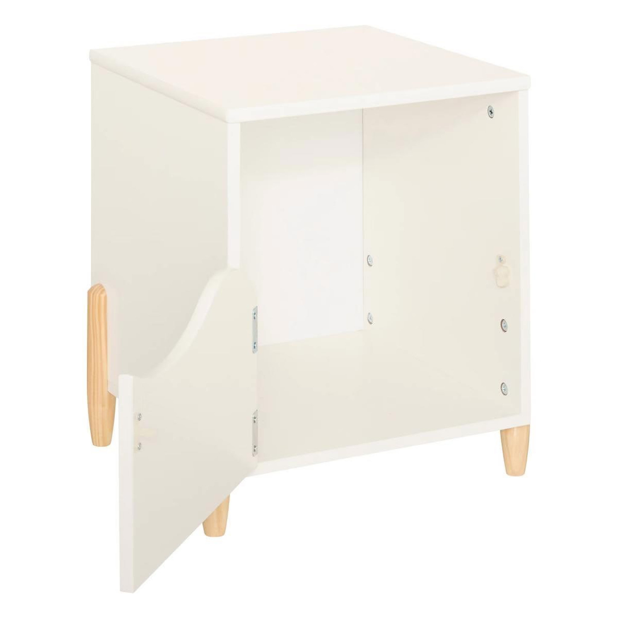 Voir la diapositive 2 : Atmosphera Kids Table de chevet enfant  douceur  40cm blanc