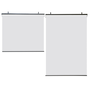 Voir la diapositive 4 : ID MARKET Lot de 2 stores enrouleurs L.124 x H. 225 CM pour pergola blanc