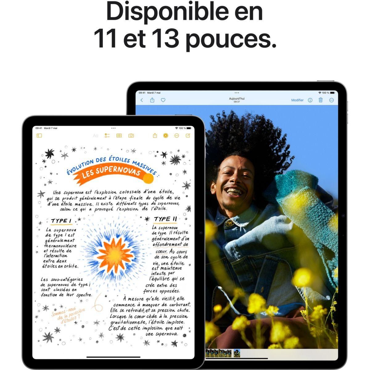 APPLE Tablette Apple Air 13 Lumière Stellaire 512Go 2024