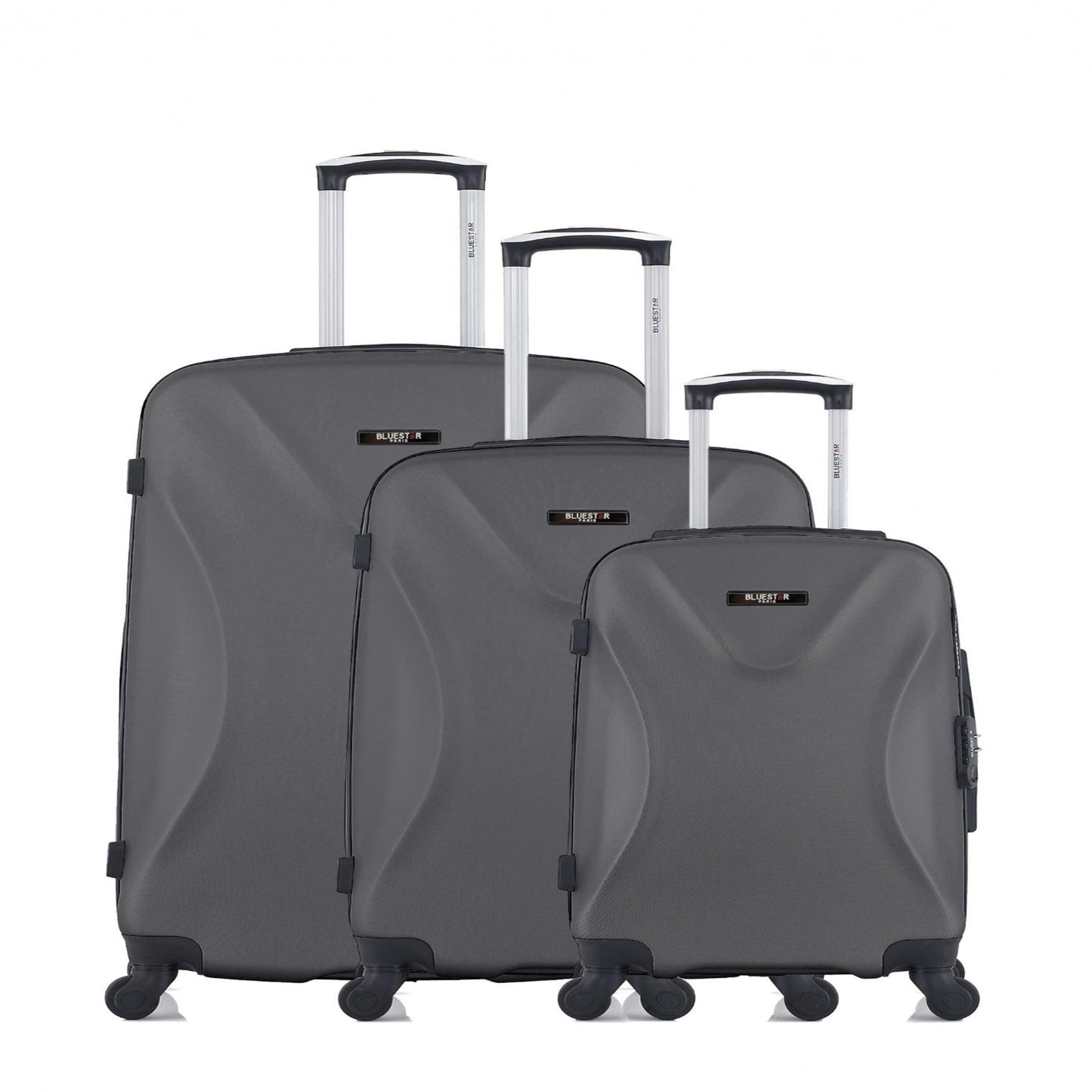 HERO Bluestar - set de 3 valises garibaldi 75 cm 4 roues