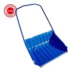 OUTILS PERRIN Traineau à neige polypro 840 x 700 avec roulettes manche ergo, outil pour le déneigement