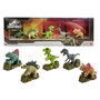 Voir la diapositive 1 : MATTEL Pack de 5 figurines Jurassic World 5 cm