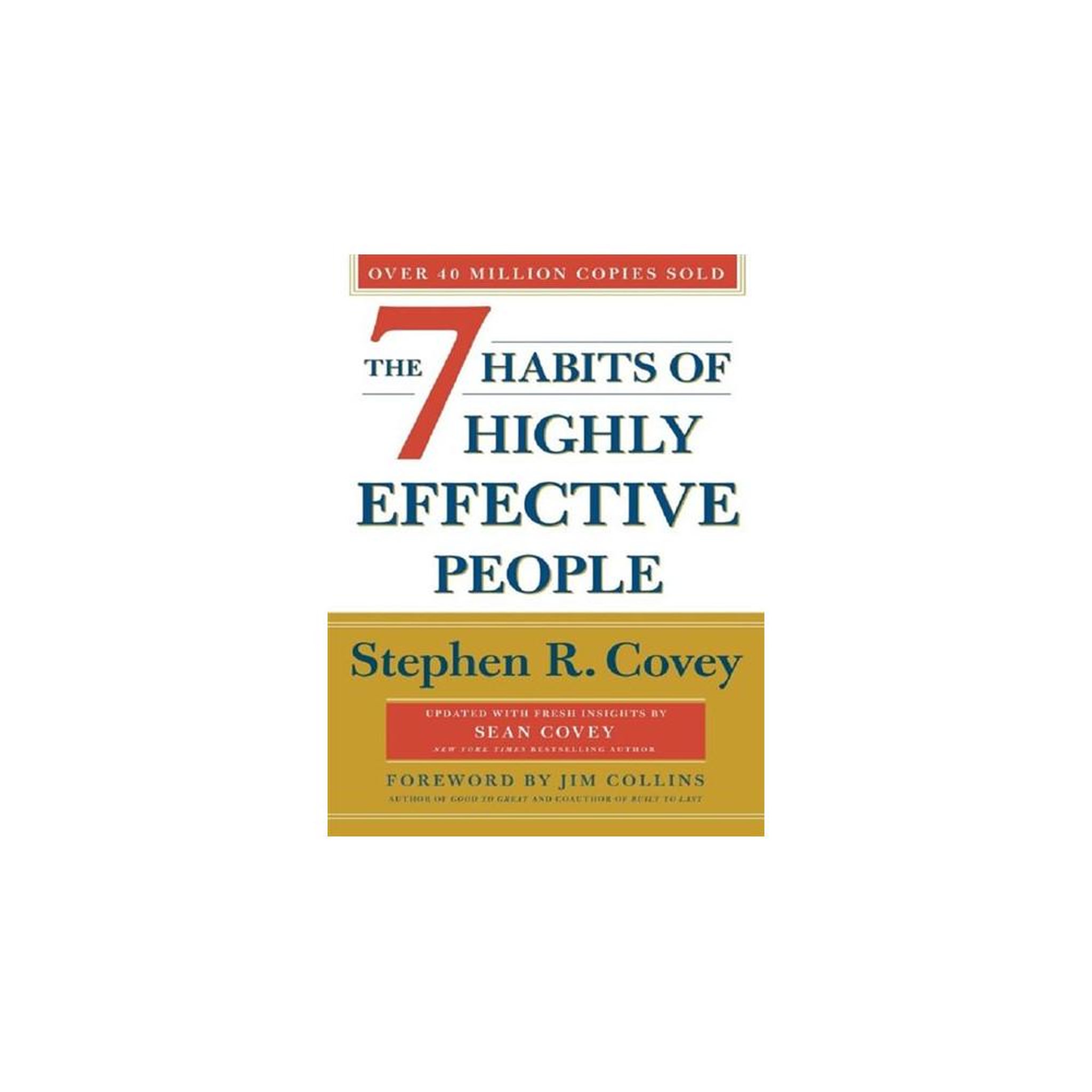 Livre en anglais The 7 Habits of Highly Effective People, édition 30e anniversaire révisée et mise à jour