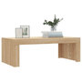 Voir la diapositive 3 : VIDAXL Table basse chêne sonoma 102x50x36 cm bois d ingénierie