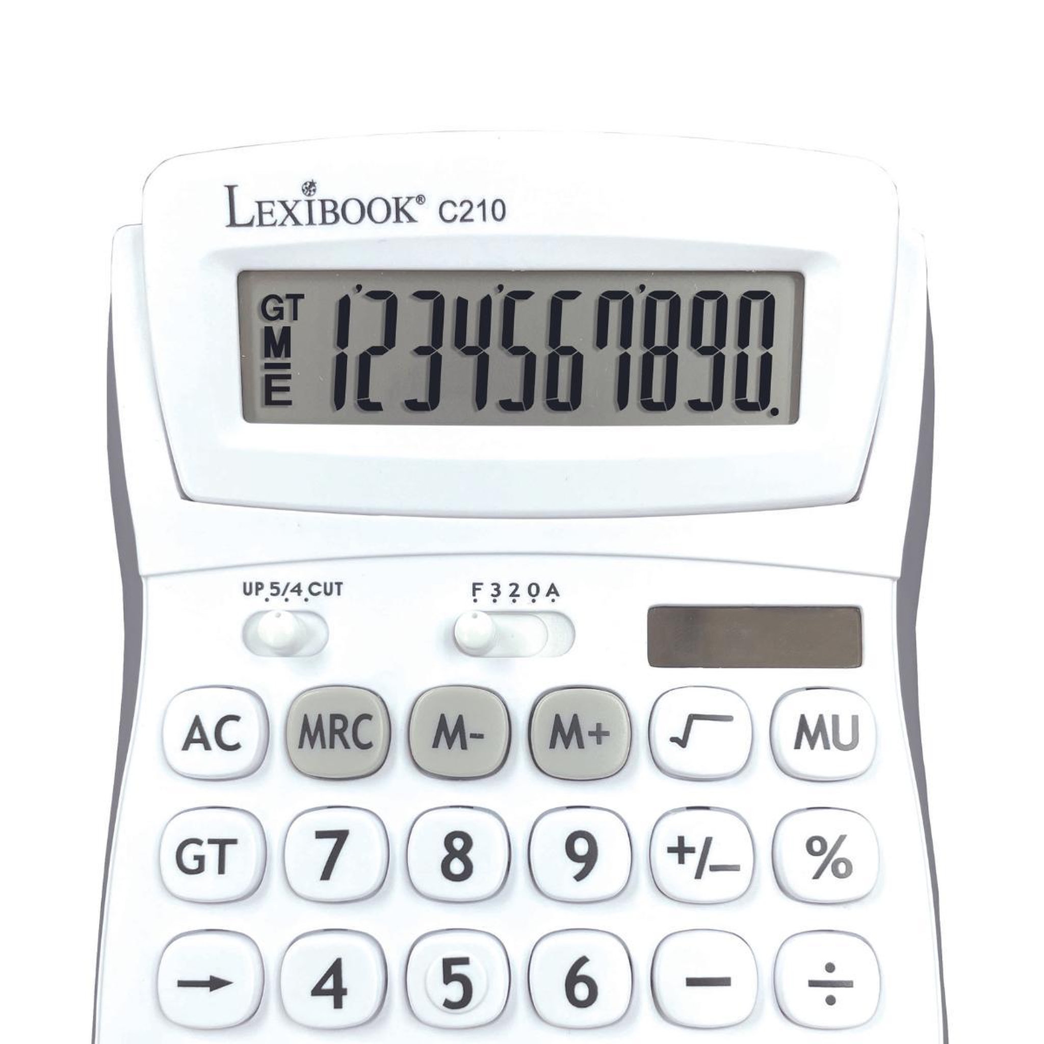Voir la diapositive 2 : Lexibook Calculatrice de Bureau 10 Chiffres avec Écran à Angle Ajustable
