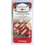 Profile 5 fusibles verre rapide 0.5A
