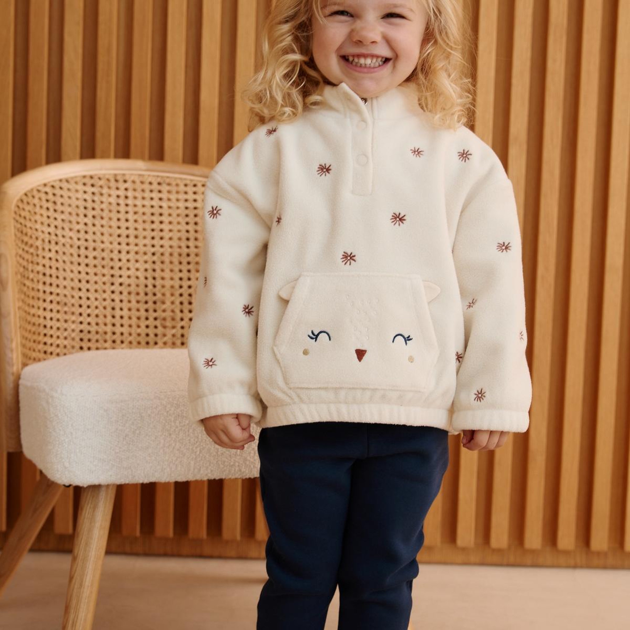 Voir la diapositive 5 : PETIT BEGUIN Ensemble bébé sweat en polaire et legging ultra chaud ollie