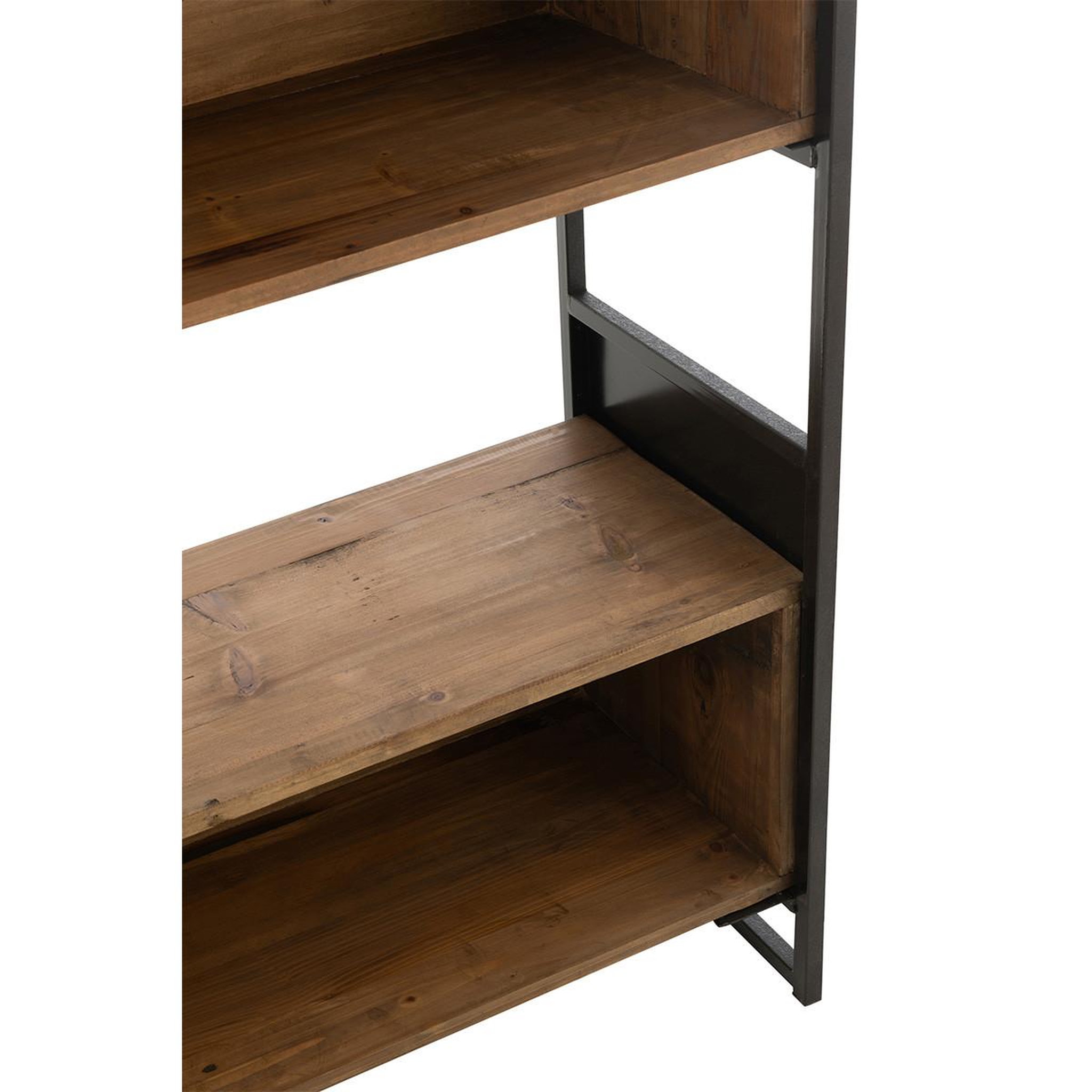 Voir la diapositive 6 : J-LINE Étagère en Bois  Stanley  100cm Naturel