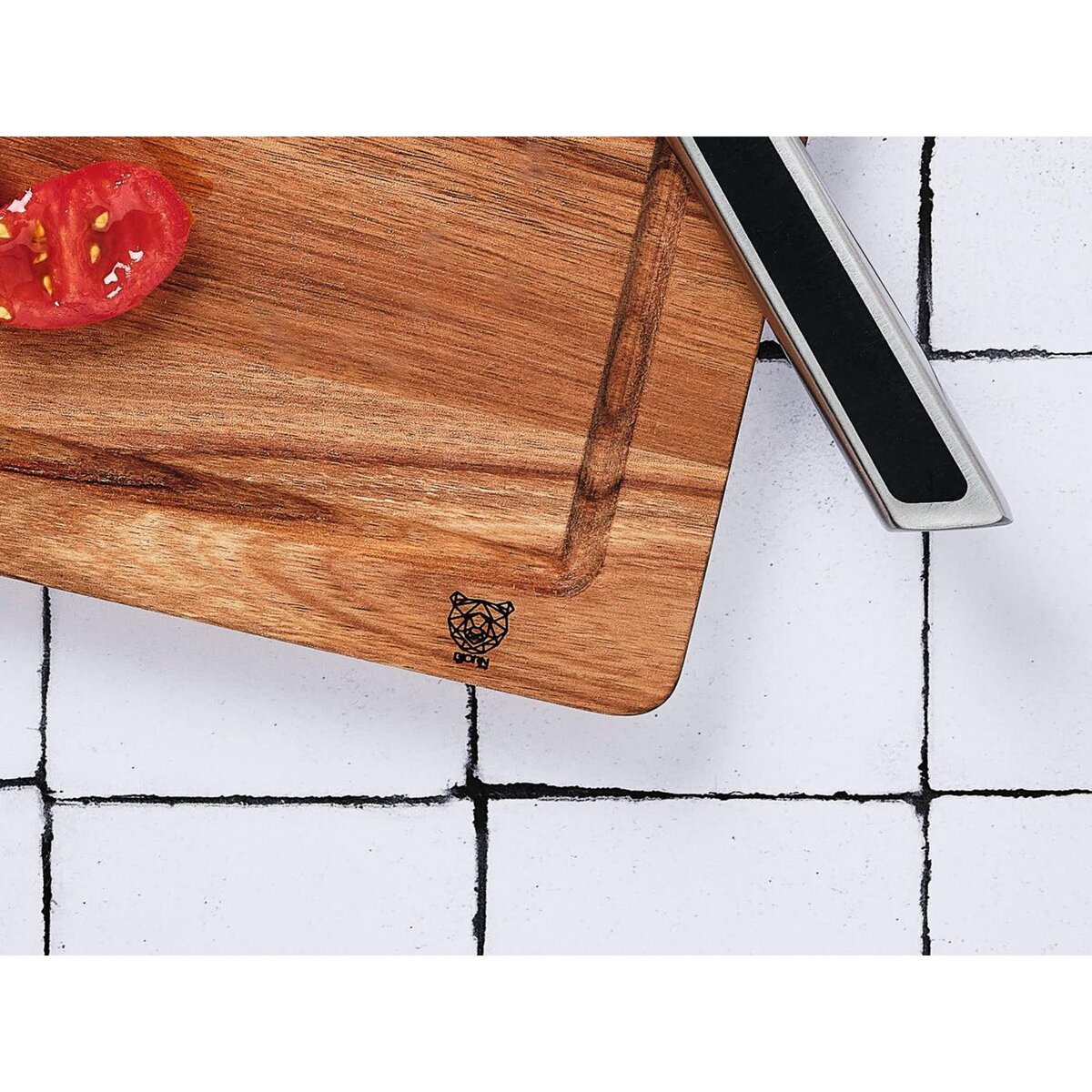 BJORN Planche à découper en bois d'acacia ALVA - 38 x 25cm