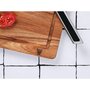 Voir la diapositive 4 : BJORN Planche à découper en bois d'acacia ALVA - 38 x 25cm