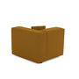 Voir la diapositive 5 : LISA DESIGN Arty - module d'assise droit - en tissu mailles 3d