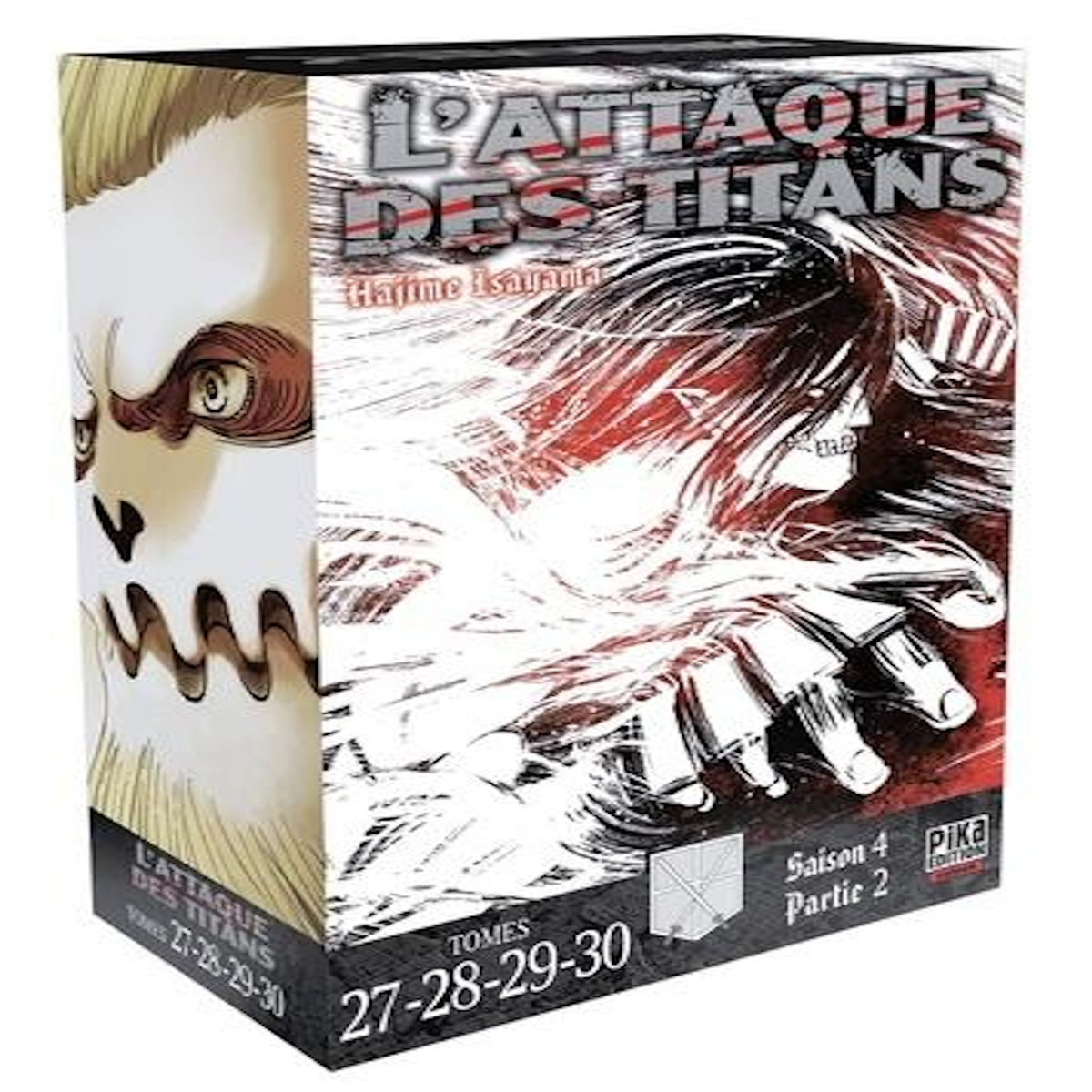 L'ATTAQUE DES TITANS TOMES 27 A30 : COFFRET EN 4 VOLUMES, Isayama Hajime