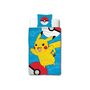 Voir la diapositive 2 : Pokemon Parure de lit - POKEMON - Pikachu III - Microfibre - 1 housse de couette 140 x 200 cm + 1 taie 63 x 63 cm