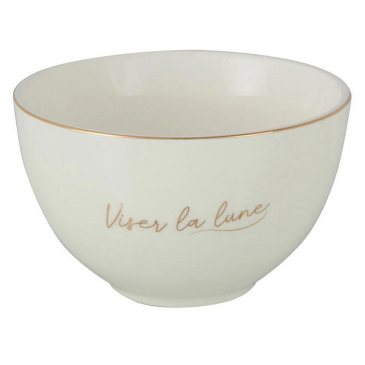 Paris Prix Lot de 4 Bols en Porcelaine  Ilene  10cm Blanc
