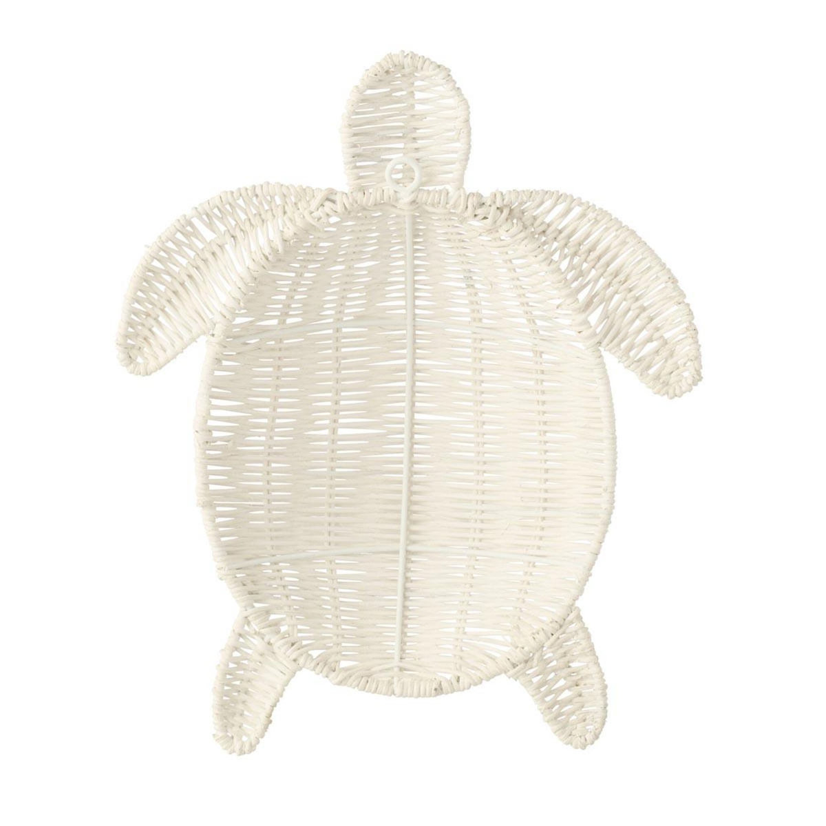 Paris Prix Déco Murale Tortue  Porfirio  31cm Blanc Cassé