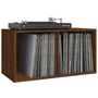 Voir la diapositive 5 : VIDAXL Boîte de rangement de vinyles Chene marron 71x34x36 cm