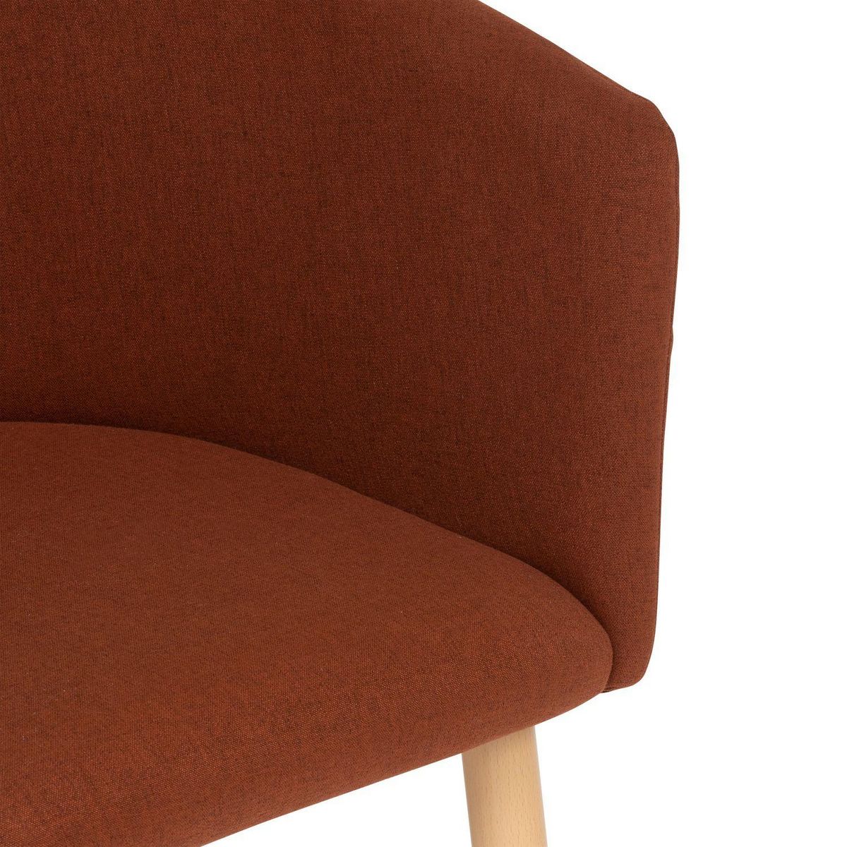 TOILINUX Lot de 2 fauteuils à diner en velours MARLO