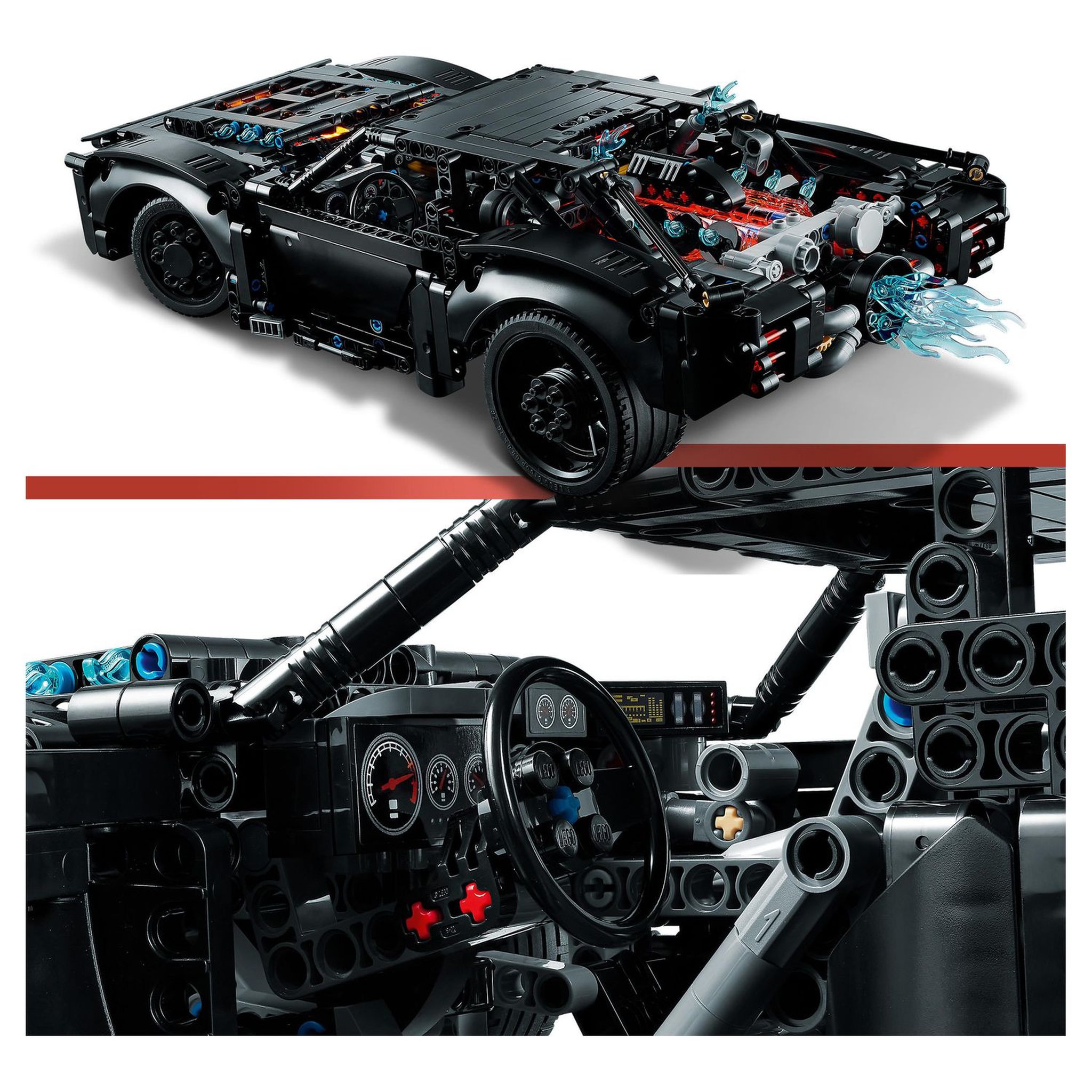 Voir la diapositive 7 : LEGO Technic 42127 Batmobile de Batman 