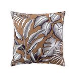 Douceur d'Intérieur Coussin PUNTA - Polyester imprimé appliqué. Coloris disponibles : Blanc, Marron