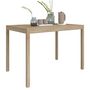 Voir la diapositive 3 : VIDAXL Table a manger 110x70x75 cm bois d'acacia solide