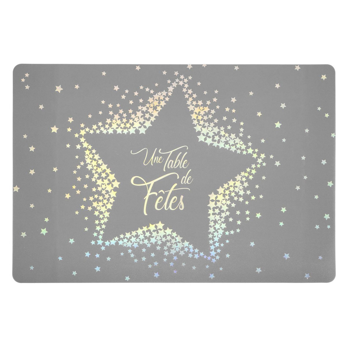 FEERIC LIGHT & CHRISTMAS 6 Sets de table de Noël design Etoile
