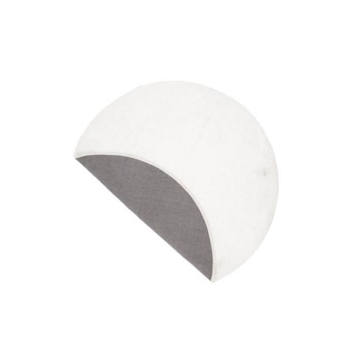 Paris Prix Tapis Déco Rond  Undra  200cm Blanc