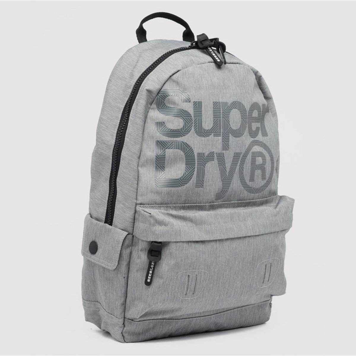 SUPERDRY Sac à dos 1 compartiment gris chiné clair - Montana
