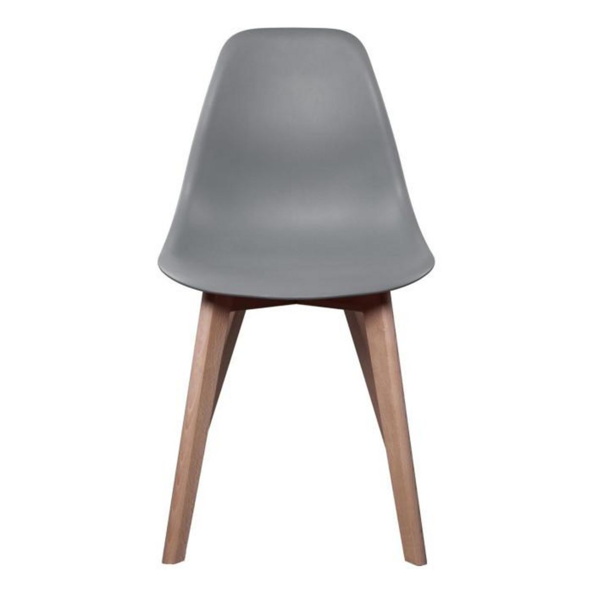 Paris Prix Lot de 2 Chaises Scandinave  Coquil  84cm Gris