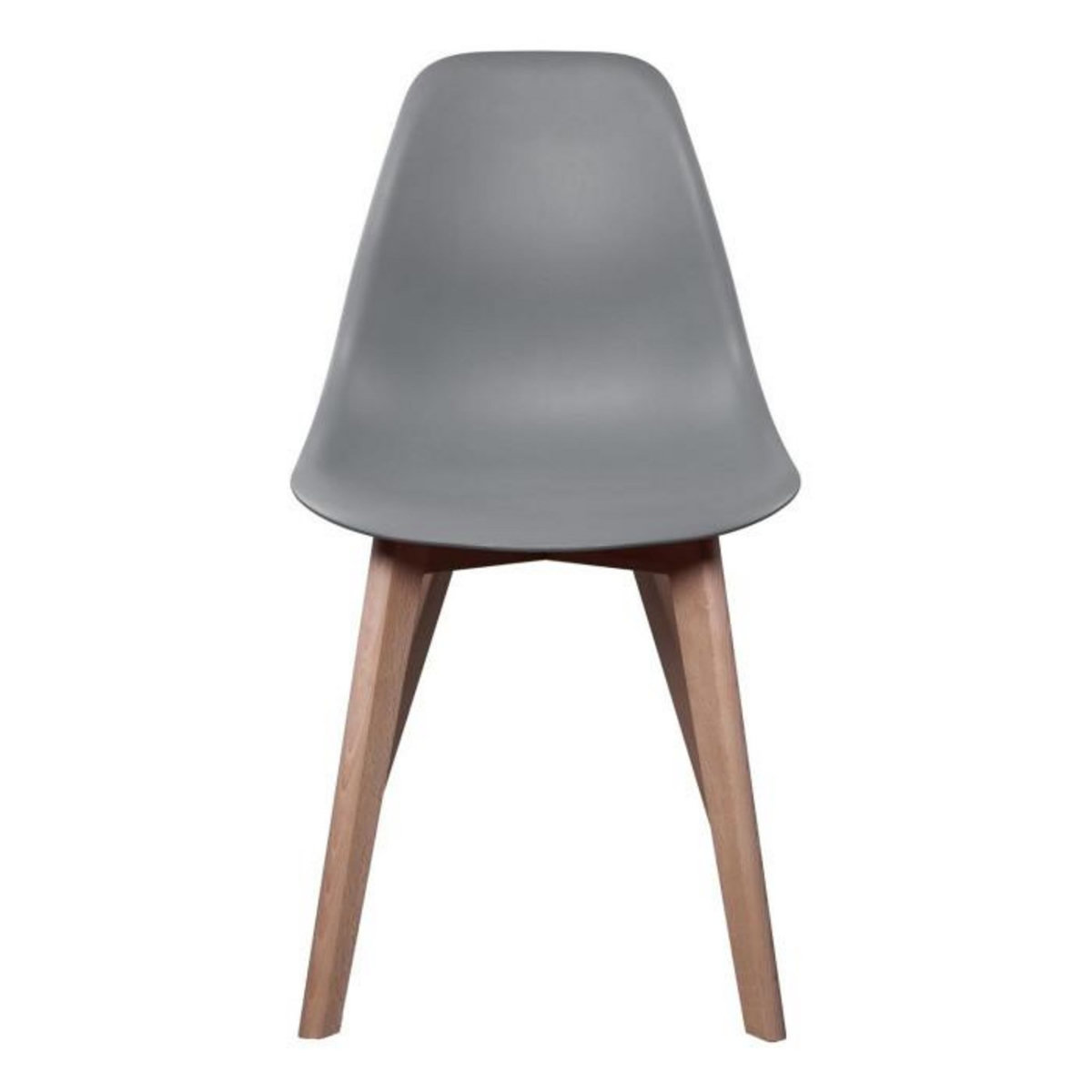Paris Prix Lot de 2 Chaises Scandinave  Coquil  84cm Gris