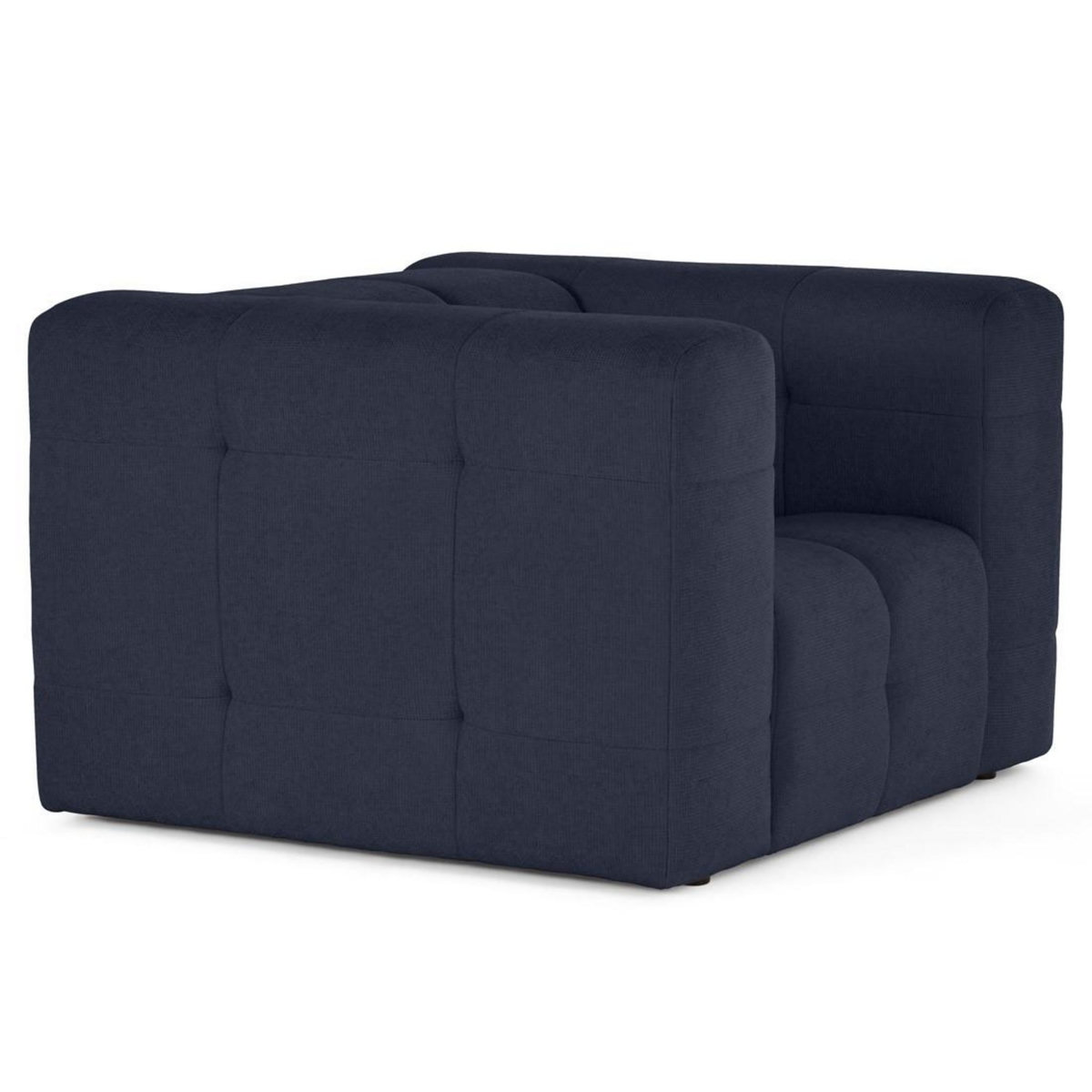 LISA DESIGN Suzano - fauteuil en tissu texturé