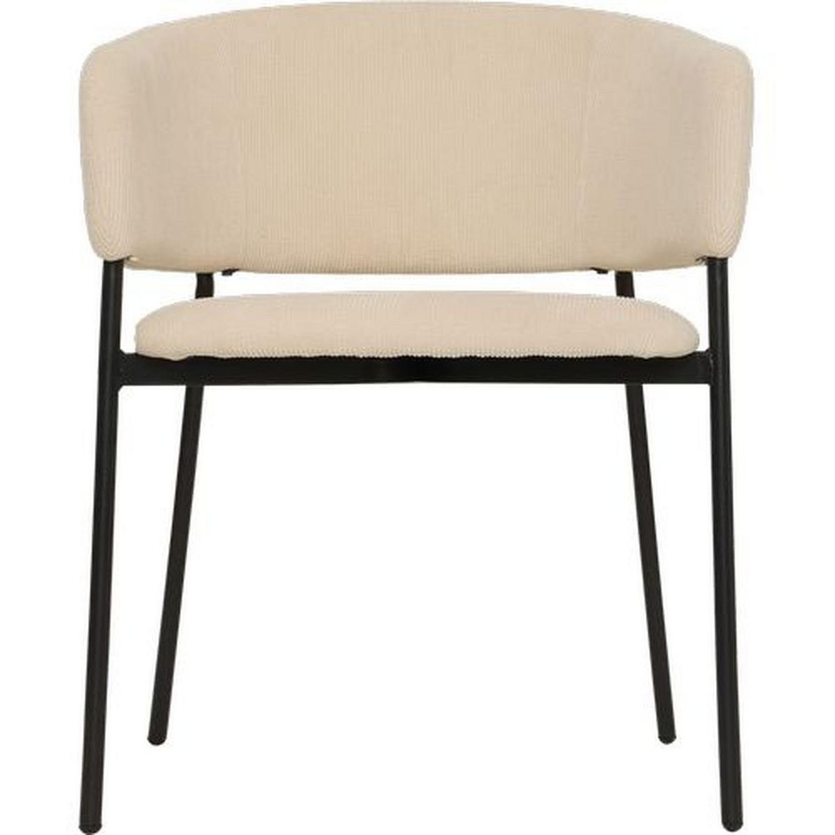 ATMOSPHERA Lot de 2 fauteuils à diner en velours SOLEA