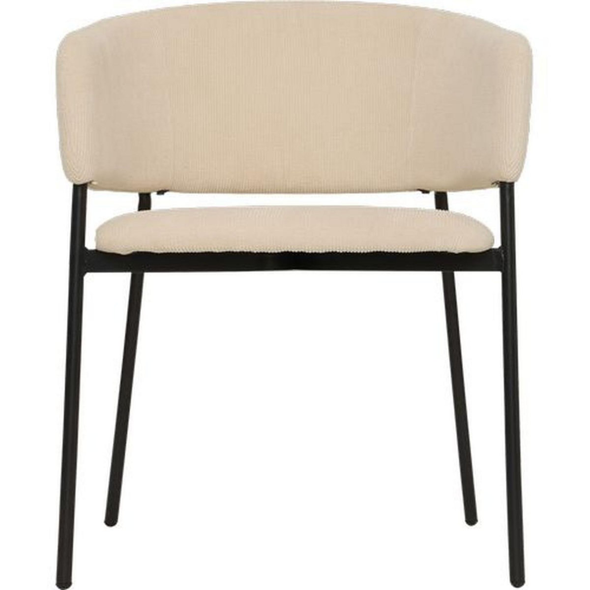 ATMOSPHERA Lot de 2 fauteuils à diner en velours SOLEA