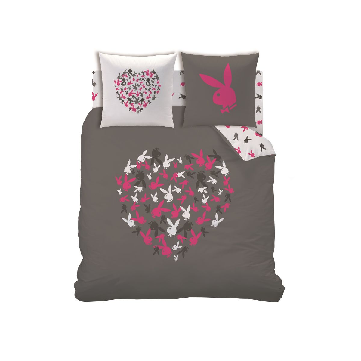 PLAYBOY Parure housse de couette PLAYBOY LOVE