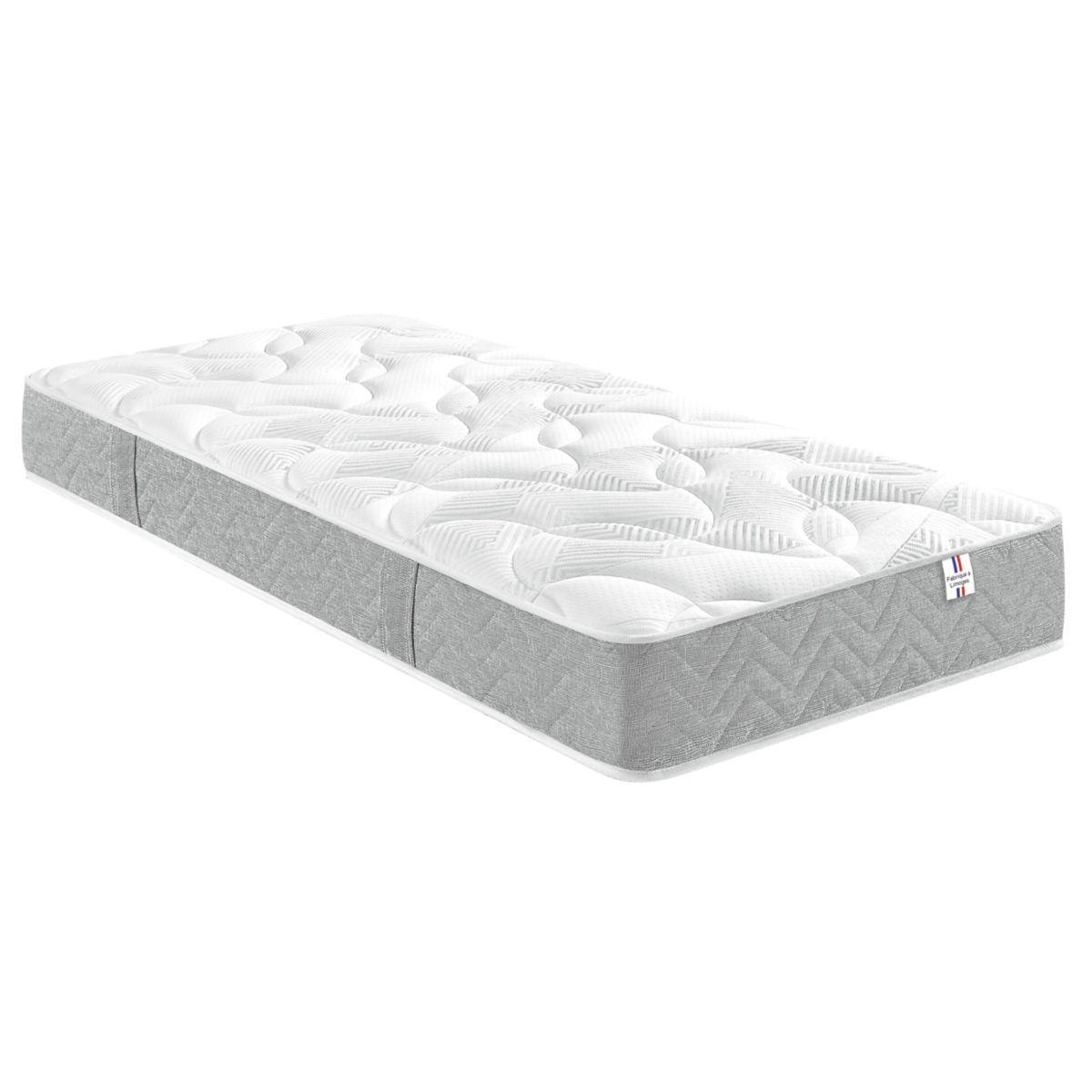 Matelas ressorts ensachés AUBANCE 80x200 cm